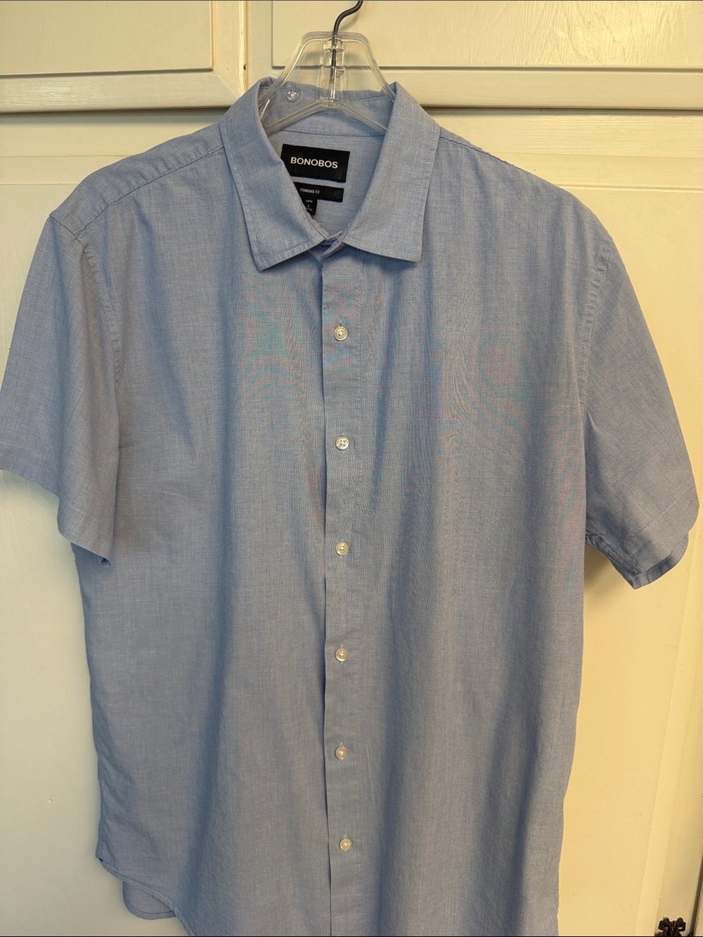 Bonobos Light Blue Short-Sleeve Button-Down Shirt
